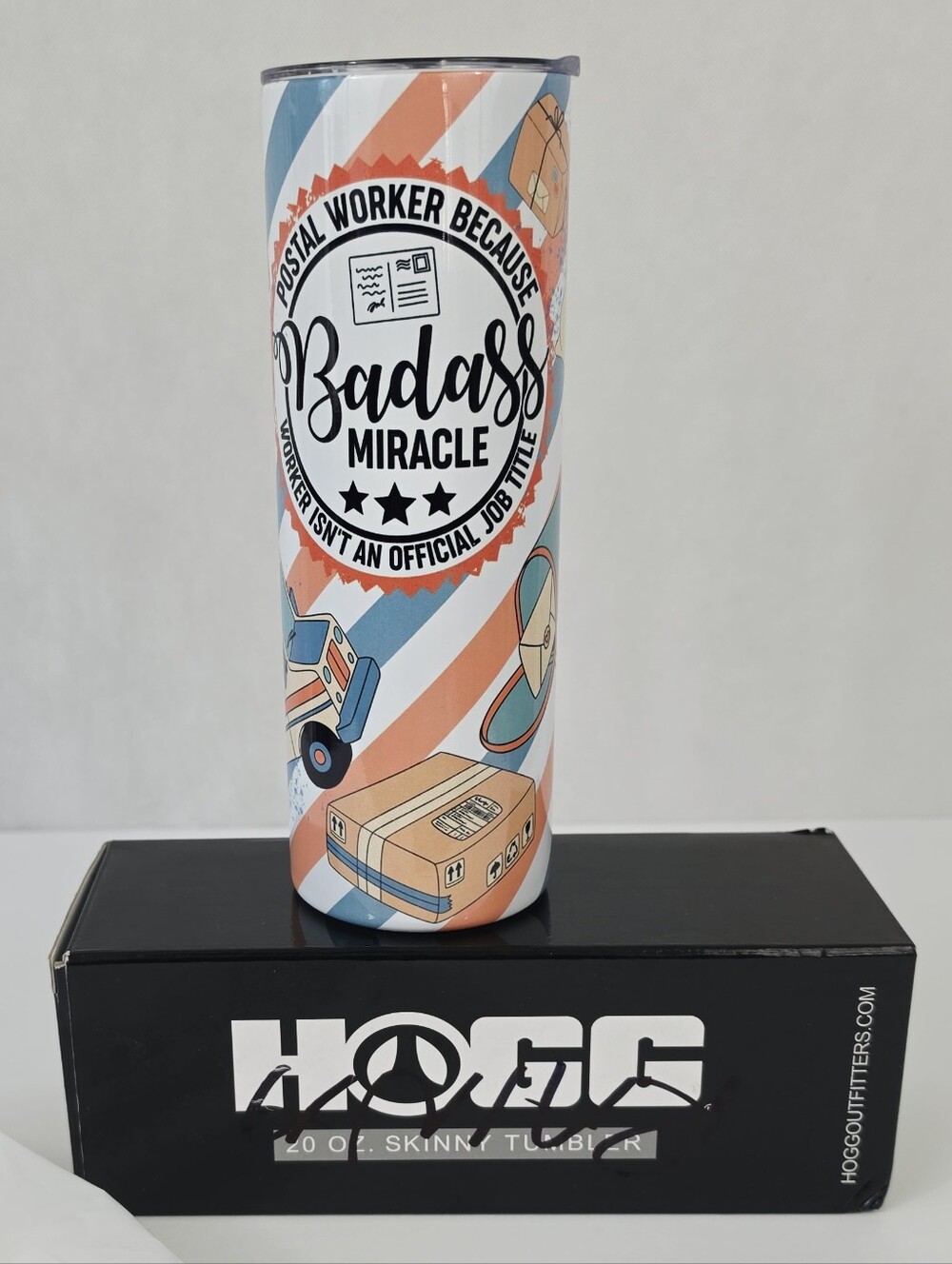 Postal Worker 20oz HOGG  Stainless Steel Tumbler
